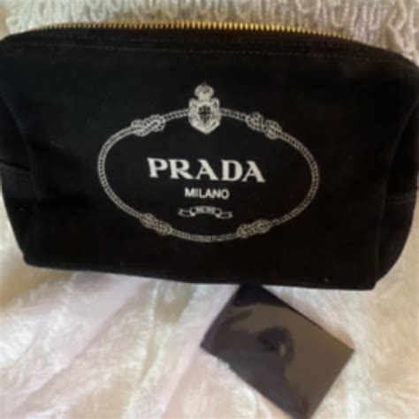 replica prada cosmetic pouch|Prada zipper pouch.